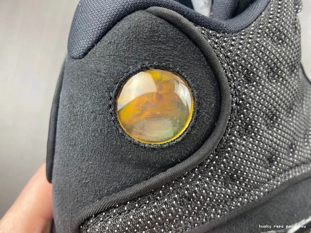 Rep Husky Air Black Retro Jordan Cat 13 414571-011 0820
